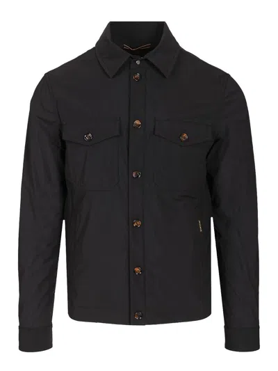 Moorer Overshirt In Black