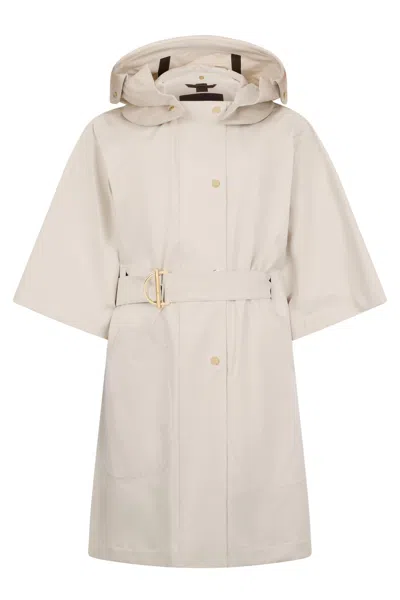 Moorer Oversized Hoodie, Soft Fabric In Neutral