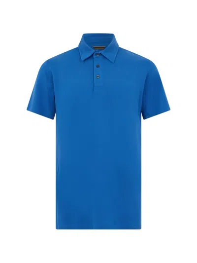Moorer Pachino Polo Shirt In Blue