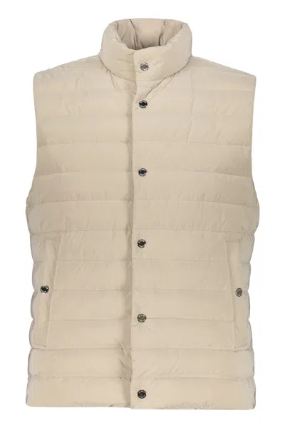 Moorer Padded Bodywarmer In White
