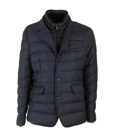 MOORER PADDED BUTTON-UP JACKET
