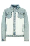 Moorer Padded Denim Jacket In Multi