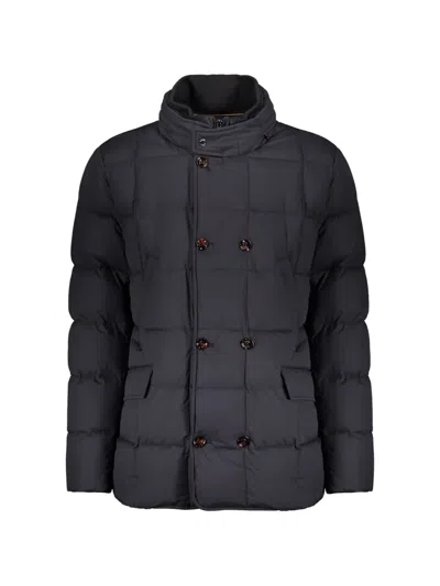 Moorer Padded Double-breasted Jacket In Multi