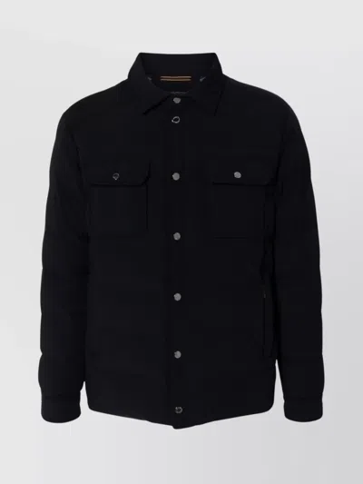 MOORER PADDED DOWN JACKET FEATURING MULTIPLE POCKETS