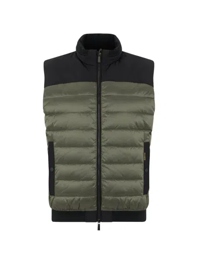 Moorer Padded Gilet In Green