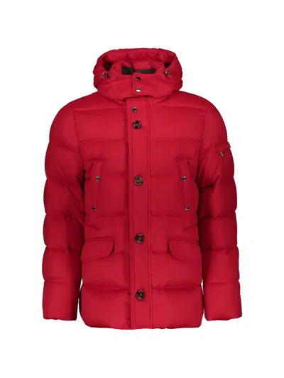 Moorer Padded Hooded Jacket In Multi