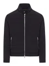 Moorer Filippo-kn Padded Jacket In Technical Fabric In Blue