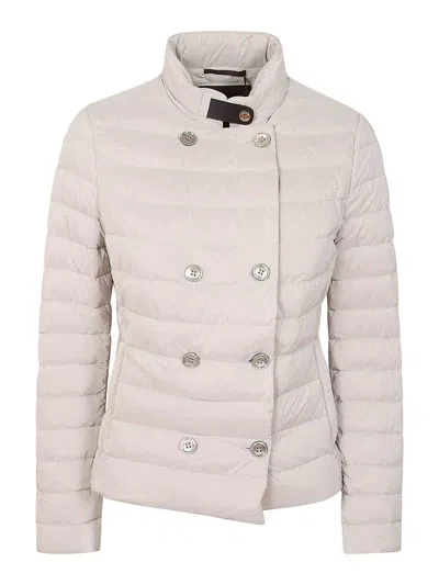 Moorer Padded Jacket In White
