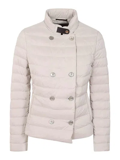 MOORER CHAQUETA ALCOCHADA - BLANCO
