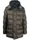 MOORER PADDED QUILTED SHORT COAT