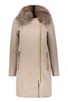 Moorer Padded Wool-blend Coat