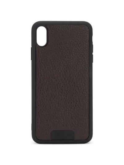 Moorer Panelled Phone Case (iphone X Max) In Burgundy