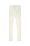 Moorer Sand Stretch Viscose Blend Pants