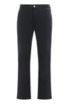 Moorer Pants In Cotton Blend In Black