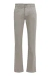 Moorer Pants In Cotton Blend In Gray