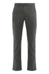 Moorer Pants In Cotton Blend In Gray