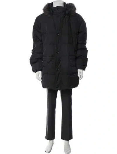 Pre-owned Moorer Parka In Black