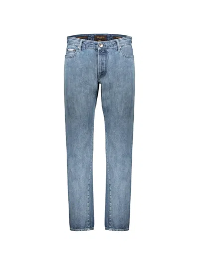 Moorer Pavel 10 Straight-leg Jeans In Blue