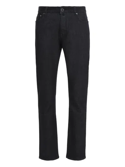 Moorer Pavel-945 Five-pocket Jeans In Black