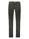 Moorer Pavel Five-pocket Trousers In Black