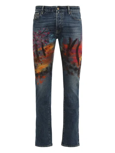 Moorer Pavel Five-pockets Jeans In Blue