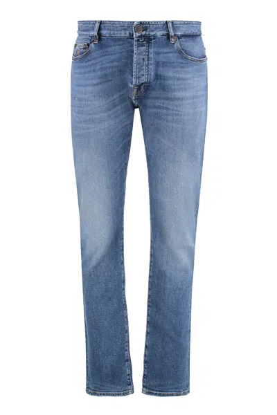 Moorer Pavel Regular Fit Jeans In Blue