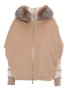 Moorer Wool And Cashmere Jacket In Brown