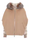 Moorer Wool And Cashmere Jacket In Brown