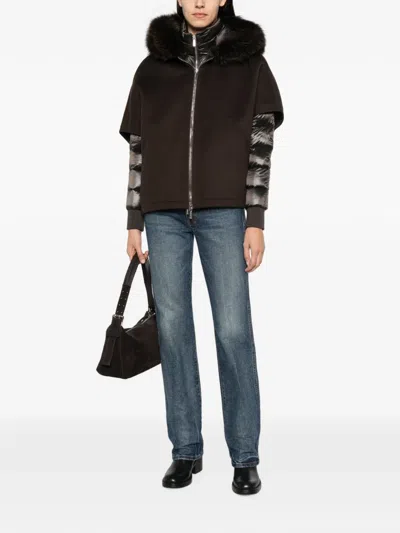 Moorer Long-sleeve Casual Jacket In Black