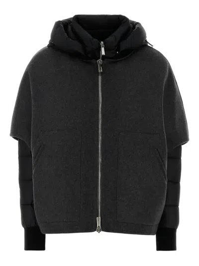 MOORER PEGASO HOODED DOWN-FILLED JACKET