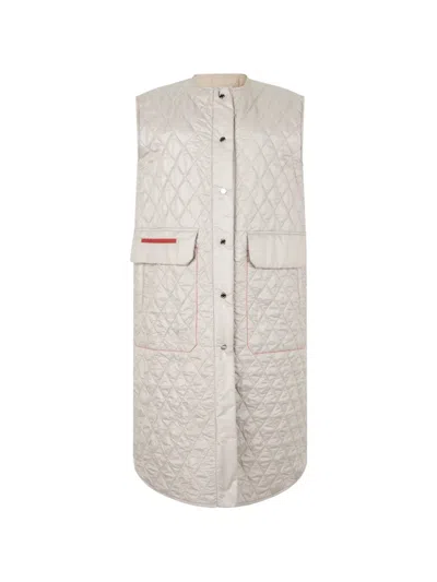 Moorer Persefone-p Quilted Gilet In Neutral