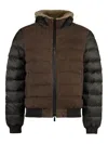 Moorer Peter Hooded Down Jacket In Grün