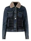 Moorer Petunia Denim Jacket In Blue