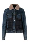 Moorer Petunia Denim Jacket In Denim