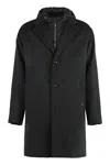 Moorer Pintori Wool And Cashmere Coat In Grey