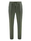 Moorer Matthew Virgin Wool Track Pants In Green