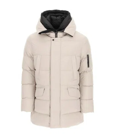 Moorer Pocket Down Jacket In Pink
