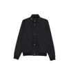 Moorer Tanner-at Bomber Regular Jackets Blue In Black