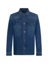 Moorer Pocket Jacket In Blue