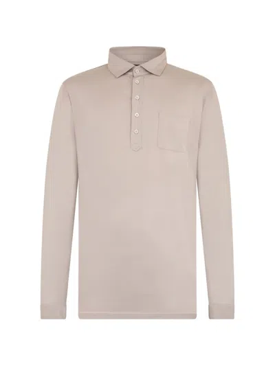 Moorer Pocket Polo Shirt In Neutral