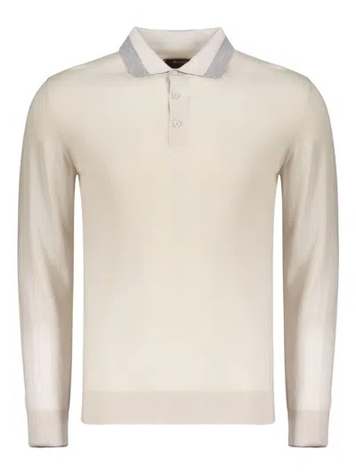 MOORER POLO-COLLAR SWEATER