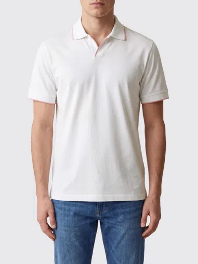 Moorer Polo Shirt Men Color White In Black
