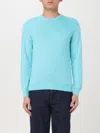 Moorer Turquoise Sea Island Sweater In Türkis