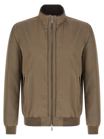 MOORER MOORER POLYESTER MEN'S BOMBER
