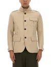 Moorer Port-sac Military-style Button-up Jacket