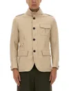 Moorer Port-sac Military-style Button-up Jacket