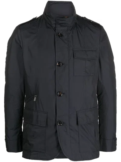 Moorer Porto Lightweight Jacket In Blau