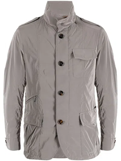 Moorer Porto Lightweight Jacket In Neutrals