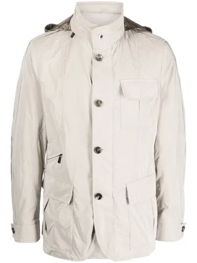 Moorer Porto Lightweight Jacket In Nude