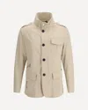 Moorer Multipocketed Brueguel Down Jacket With Extractable Hood In Neutral
